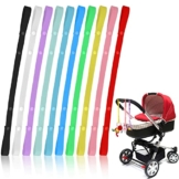 Auidy_6TXD 10 Stück Anti-Drop Strap Baby Spielzeug Schnullerkette Schnullerband Baby Schnullerkette Clip Stoff Schnullerketten für Unisex-Baby - 1