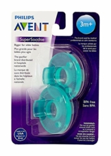 AVENT - Soothie - Schnuller aus Amerika - ab 3 Monate (3m+) - 2er Pack - Grün - 1