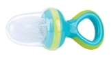 Nuby ID5397AQUA Fruchtsauger Nibbler mit Schutzkappe, Blau - 1