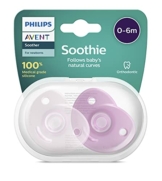 Philips Avent SCF099/22 Soothie 0-6 Monate, Doppelpack, rosa/hellrosa - 1