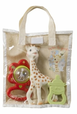 Vulli 516343.0 Teething Ring Gift Set in Cotton Bag, mehrfarbig - 1